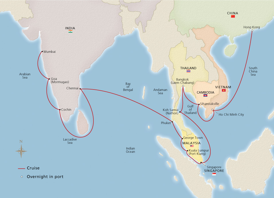asian luxury cruises Southeast