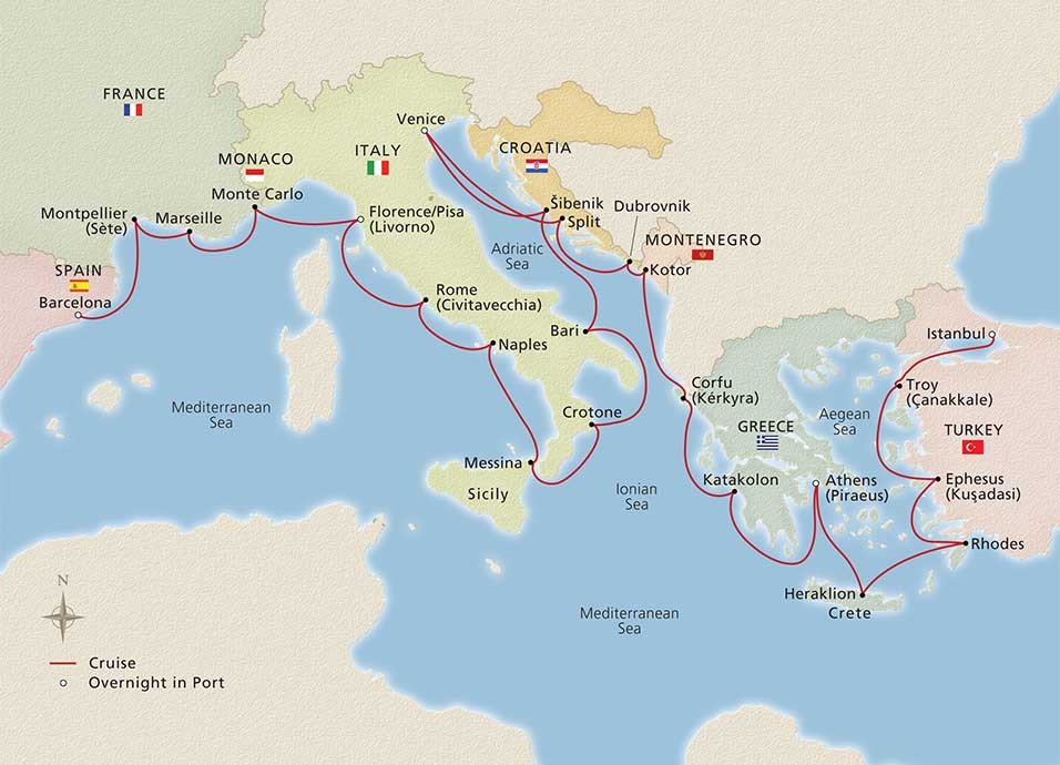 Mediterranean's Iconic Shores