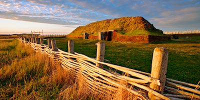 Ancient Norse building in L’ Anse aux Meadows, Canada