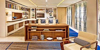 The Library on board Viking ocean ships