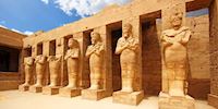 Karnak statues in Luxor