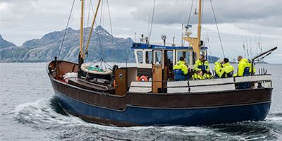 Small fishing vessel in Norway